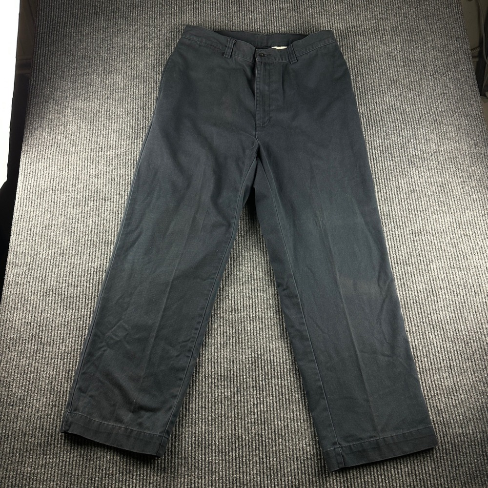 Polo Ralph Lauren Andrew Pant Men 38x30 Black Chino Trousers Straight Leg Cotton